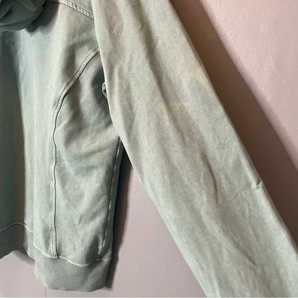 Lululemon Scuba Pullover Washed Blue Charcoal size 8 - Picture 11 of 14